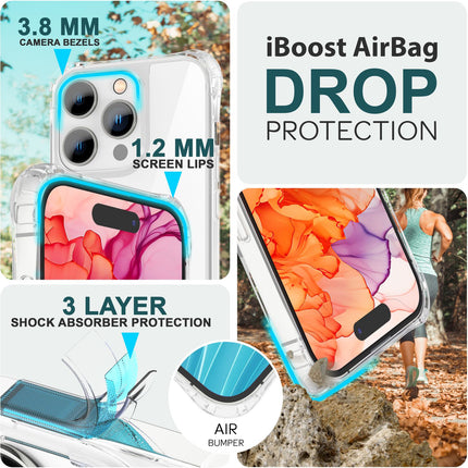 Hülle mit Band für iPhone 15 Pro Handyhülle Umhänge Case Handy Kette Kordel Seil