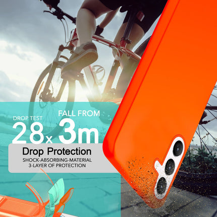 NALIA Farbintensive Neon Silikonhülle für Samsung Galaxy S24 Hülle, Schutzhülle in Bunt Leuchtender Neonfarbe