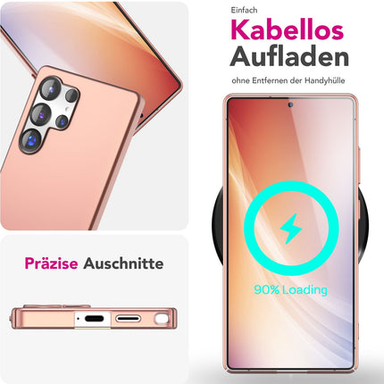 NALIA PureFit für Samsung Galaxy S25 Ultra Hülle, Extra Slim 0,5mm Hardcover, Leichte Dünne Elegante Schutzhülle, Mattierte Fingerabdruck-Resistente Handyhülle