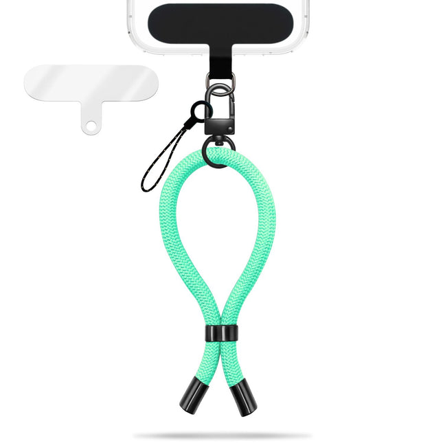 NALIA Wristy Universal Lanyard Handy-Kette für Smartphone & Handyhüllen, Handgelenk-Schlaufe mit Metallkarabiner, Verstellbares Trageband, Anti-Diebstahl Handyband