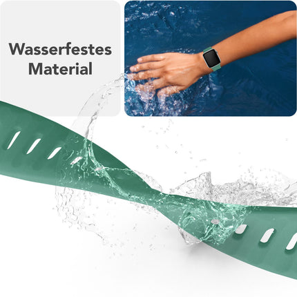 NALIA Motion Armband für Apple Watch Ultra/SE/10/9/8/7/6/5/4/3/2/1, Gehäusegröße 42/44/45/46/49mm, Soft Silikon Ersatz Sportarmband mit Steck-Pin Verschluss