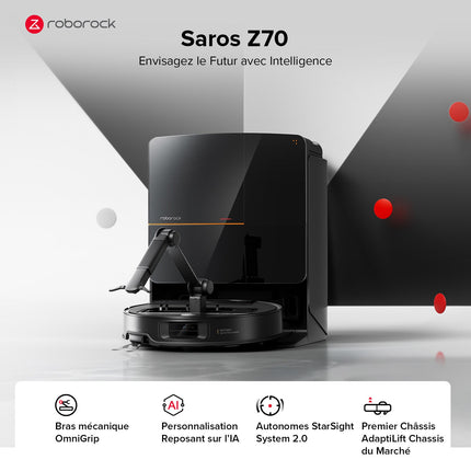 Roborock Saros Z70 Staubsaugerroboter mit mechanischem OmniGrip™ Arm