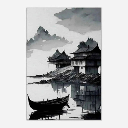 Deep Sea - Leinwandbild Japanisch (Canvas) kaufen bei Linkreich – Jetzt entdecken!