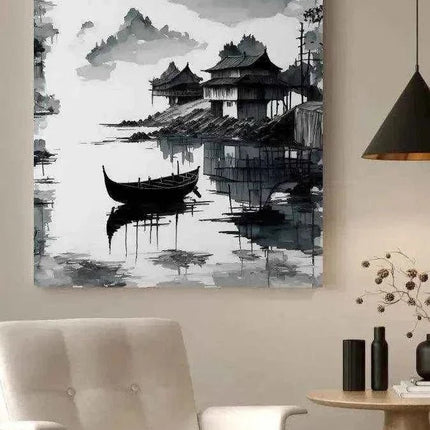 Deep Sea - Leinwandbild Japanisch (Canvas) kaufen bei Linkreich – Jetzt entdecken!