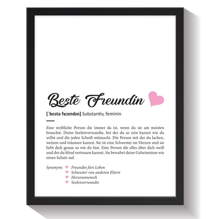 SEO. Definition Poster, Kunstdrucke & Worterklärung auf DIN A4 Premium - Foto - Papier - Linkreich