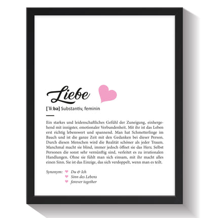 SEO. Definition Poster, Kunstdrucke & Worterklärung auf DIN A4 Premium - Foto - Papier - Linkreich