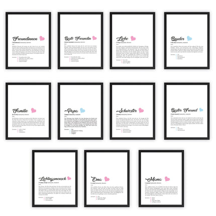 SEO. Definition Poster, Kunstdrucke & Worterklärung auf DIN A4 Premium - Foto - Papier - Linkreich
