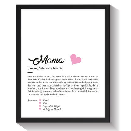 SEO. Definition Poster, Kunstdrucke & Worterklärung auf DIN A4 Premium - Foto - Papier - Linkreich