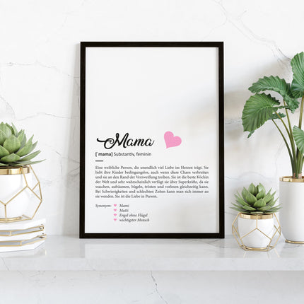 SEO. Definition Poster, Kunstdrucke & Worterklärung auf DIN A4 Premium - Foto - Papier - Linkreich