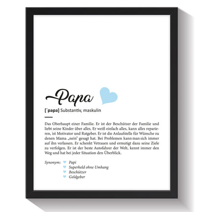 SEO. Definition Poster, Kunstdrucke & Worterklärung auf DIN A4 Premium - Foto - Papier - Linkreich