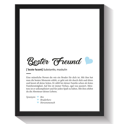 SEO. Definition Poster, Kunstdrucke & Worterklärung auf DIN A4 Premium - Foto - Papier - Linkreich