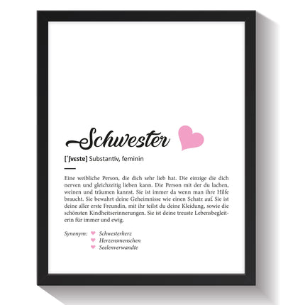 SEO. Definition Poster, Kunstdrucke & Worterklärung auf DIN A4 Premium - Foto - Papier - Linkreich