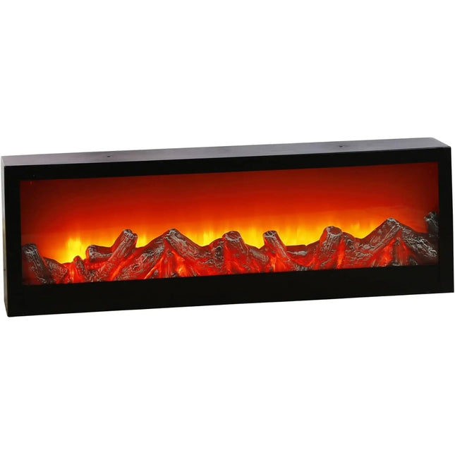 Dekokamin LED Kamin Feuer Elektrokamin 60x20 cm