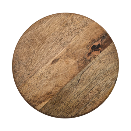 Dekoteller rund auf Füßen Kerzentablett Mangoholz 29 cm Holztablett Blumenhocker Dekorativ (Dekoteller) kaufen bei Linkreich – Jetzt entdecken!