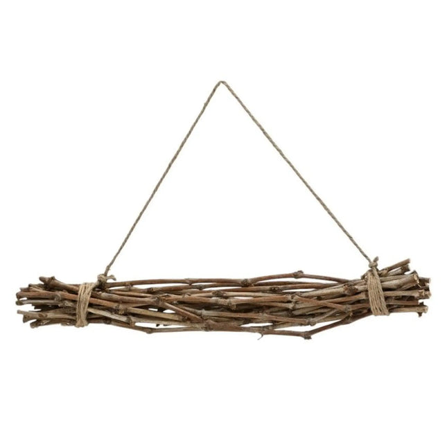 Dekozweige 60 cm Holz Fensterhänger braun natur Deko Zweige Fensterdeko Landhaus