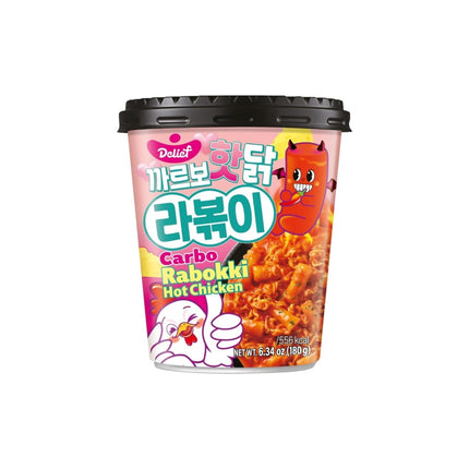 SEO. Delief Rabokki Topokki Carbo Hot Chicken Buldak 180g MHD: 10.04.26 - Linkreich