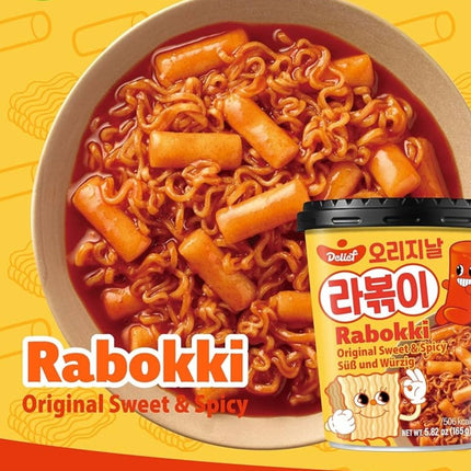 SEO. Delief Rabokki Topokki Sweet & Spicy 165g - Linkreich