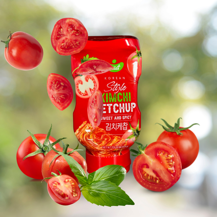 SEO. Delief Tomaten Ketchup mit Kimchi Geschmack 375g MHD 31.12.2025 - Linkreich