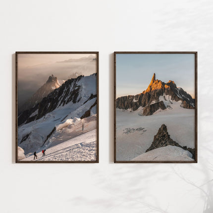 Aiguille du Midi & Dent du Géant Nature Photography Prints