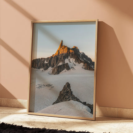 Dent du Géant Print – French Alps Sunset Wall Art Photography
