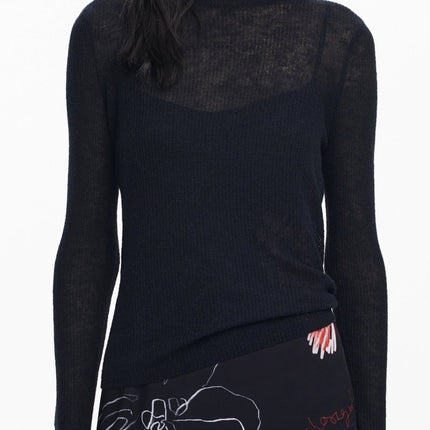 SEO. DESIGUAL Damen Kleid Weiß – Langes Design mit abnehmbaren Herzärmern | soulluna.de - Schwarz Linkreich