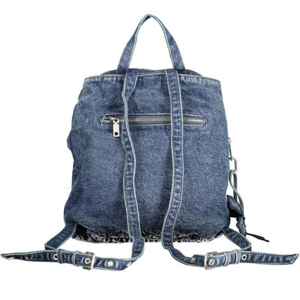 SEO. DESIGUAL Damen Rucksäcke – Rucksack, mit Reißverschluss - Blau Linkreich