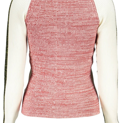 SEO. DESIGUAL Damenpullover weiß – Langärmliger Rundhals-Pullover für Herbst/Winter - Weiß Linkreich