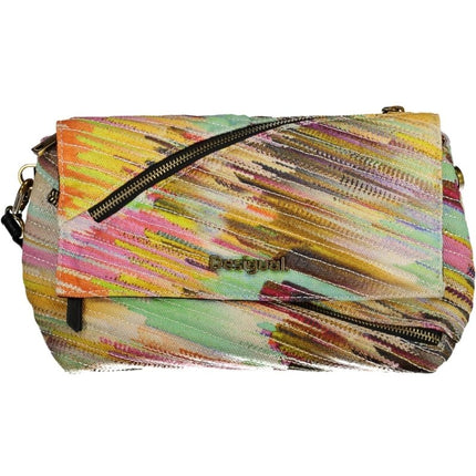 SEO. DESIGUAL Gelbe Damentasche – Stilvolle Handtasche für Damen mit verstellbarem Gurt - Gelb Linkreich