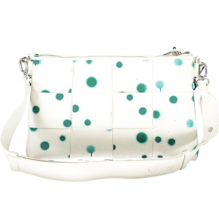 DESIGUAL Damentasche Weiß – Polka Dot Design mit abnehmbarem Schultergurt