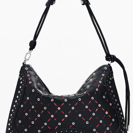 DESIGUAL Damen Tasche schwarz – Yankee Leiria Mini-Tasche mit abnehmbarem Schultergurt
