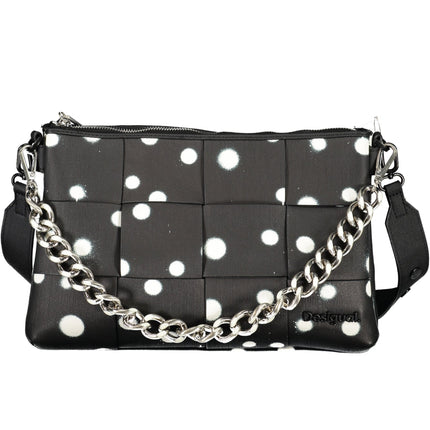 DESIGUAL Damentasche Weiß – Polka Dot Design mit abnehmbarem Schultergurt