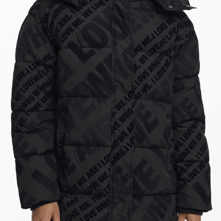 DESIGUAL Damenjacke Schwarz – Lagenlook mit abnehmbarer Kapuze | soulluna.de