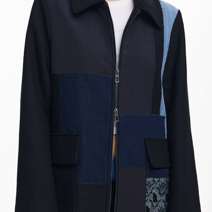 DESIGUAL Damenjacke Schwarz – Modische Langarmjacke für Herbst/Winter | soulluna.de