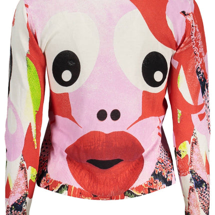 DESIGUAL Damenhemd Rosafarben – Langarmshirt mit Kontrastdetails für Frühjahr/Sommer