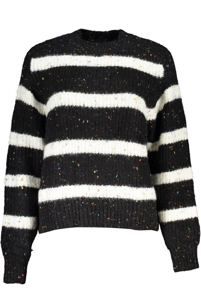 DESIGUAL Damenpullover schwarz – Langärmliger Rollkragen-Pullover für Herbst/Winter