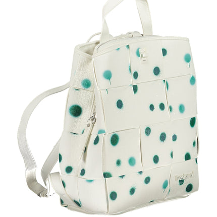 DESIGUAL Damenrucksack weiß – Polka Dot Design mit 3 Fächern | soulluna.de