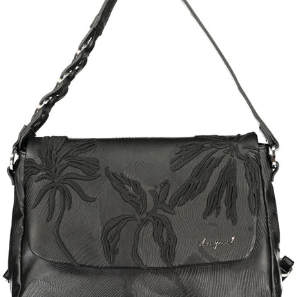 DESIGUAL Damen-Rucksack Schwarz – Vielseitiger Umhängerucksack mit verstellbaren Trägern