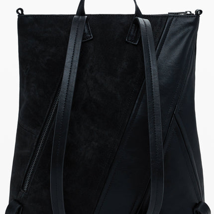 DESIGUAL Damen Rucksack Schwarz – Stilvoller Mini Rucksack für Herbst & Winter