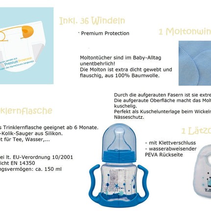 Windeltorte Windeldreirad CRUISER blau