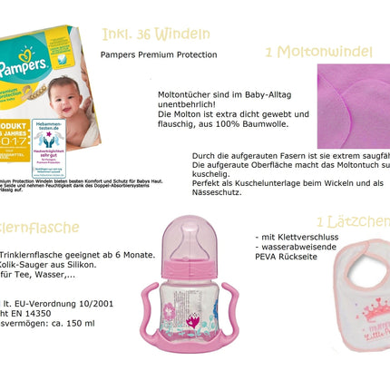 Windeltorte Windeldreirad CRUISER rosa