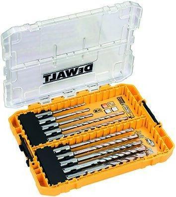 DeWalt SDS-plus Hammerbohrer-Set DT70753 – EXTREME 2 Bohrer-Set, 10-tlg., Ø 5–12 mm, Hochleistungsbohrer für Beton, Stein & Mauerwerk - Linkreich