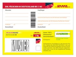 SEO. DHL Päckchenmarke M Deutschland bis 2 kg, einzeln - Linkreich