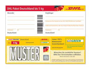SEO. DHL Paketmarke Deutschland bis 5 kg, einzeln - Linkreich