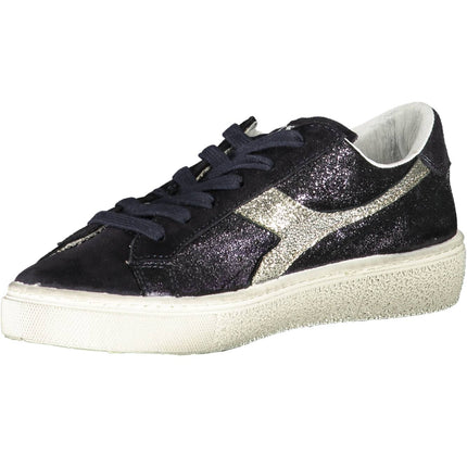 DIADORA Damen Sportschuhe Schwarz – Italienische Sneaker für Frühjahr/Sommer