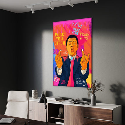 DiCaprio Fuck - Leinwandbild Pop Art (Canvas) kaufen bei Linkreich – Jetzt entdecken!