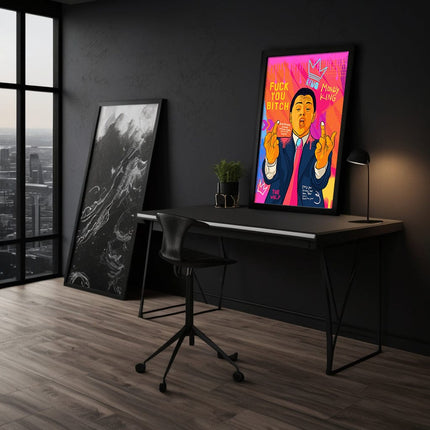DiCaprio Fuck - Leinwandbild Pop Art (Canvas) kaufen bei Linkreich – Jetzt entdecken!