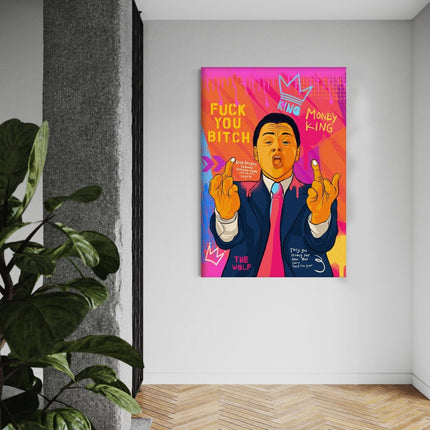 DiCaprio Fuck - Leinwandbild Pop Art (Canvas) kaufen bei Linkreich – Jetzt entdecken!