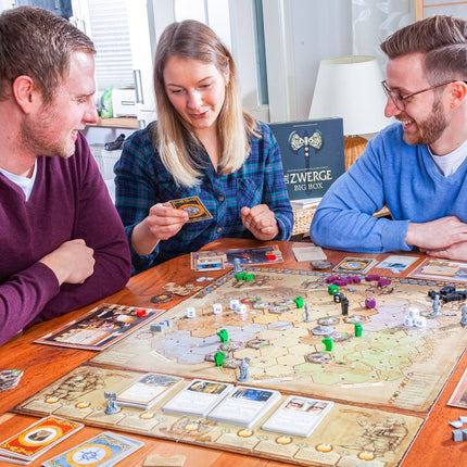 SEO. Die Zwerge Big Box - PEGASUS Brettspiel Kennerspiel - Linkreich