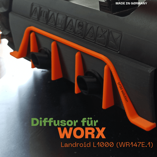 SEO. Diffusor für WORX ® Landroid L1000 Mähroboter Heckdiffusor - Tuning - Linkreich