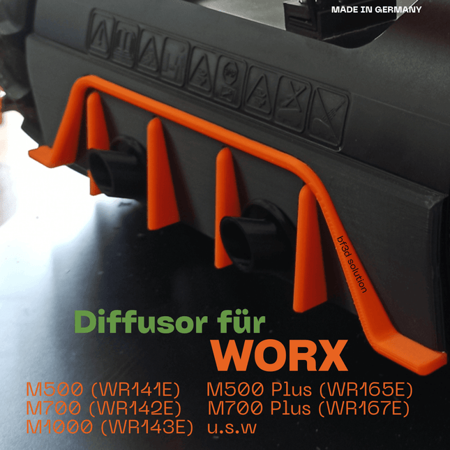 SEO. Diffusor für WORX ® Landroid M500 M700 M1000 usw. Mähroboter Heckdiffusor - Tuning - Linkreich